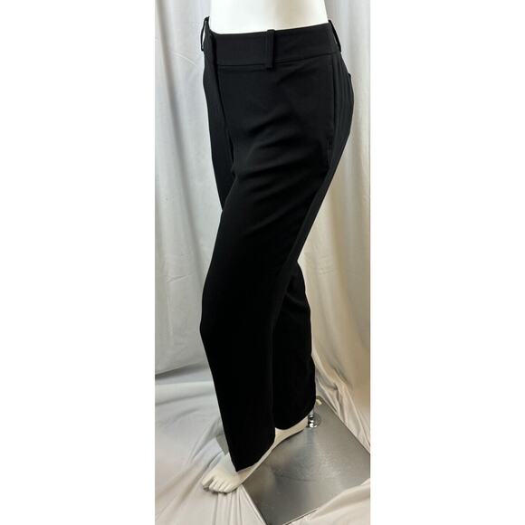 Ann Taylor LOFT Julie Fit Crepe Trousers Black  6 T Dark Academia Witchy  66-41 - Picture 5 of 15